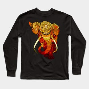 Sunny Indian elephant Long Sleeve T-Shirt